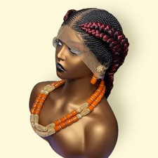 Full lace Frontal braided Wig