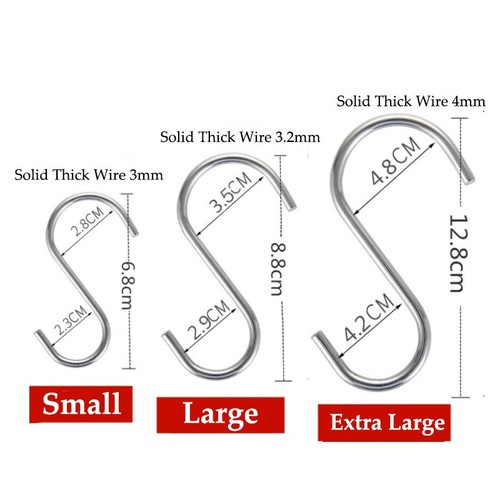 Stainless steel hook clothes - s,