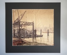 Thames Lighters Unloading