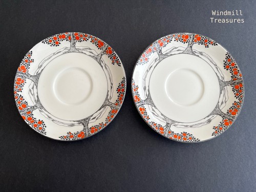 Pair crown ducal orange tree - pair,