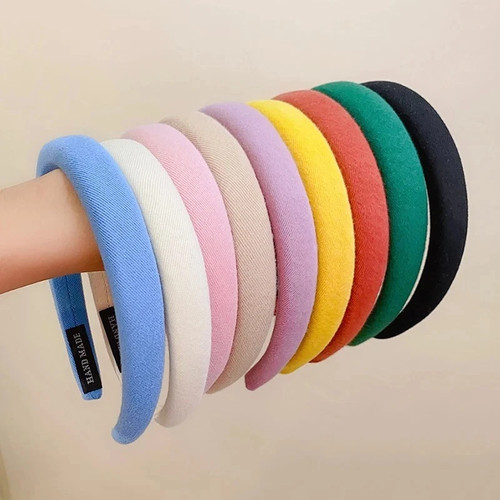 Womens velvet headband padded - velvet,
