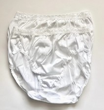 HANES Size 7/L White Shiny