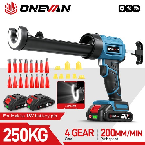 Electric cordless caulking - cordless, gun