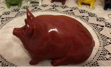 Wemyss ware pottery pig