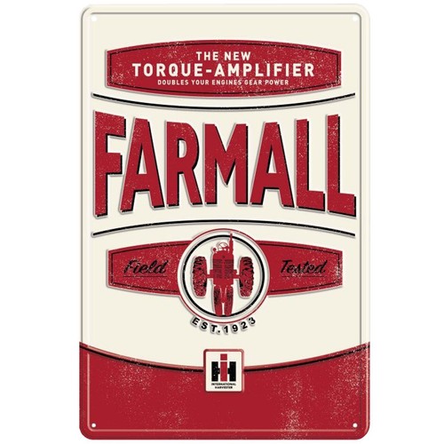 Vintage style farmall tractor - style,