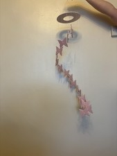Pink Ceramic Butterfly Mobile