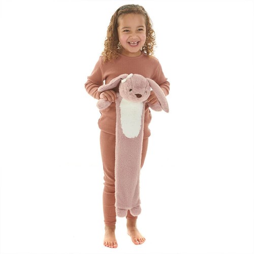 Hot water bottle pink - bunny, 3d