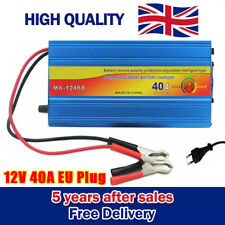 Caravan Leisure Battery Charger 12V 40A Smart Car Boat 40 Amp AC 230V to DC 12V