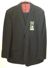 Men’s Black Pinstripe Two