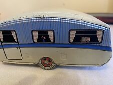 Mettoy Tinplate Caravan 19cm 1950/60’s Good Complete Condition