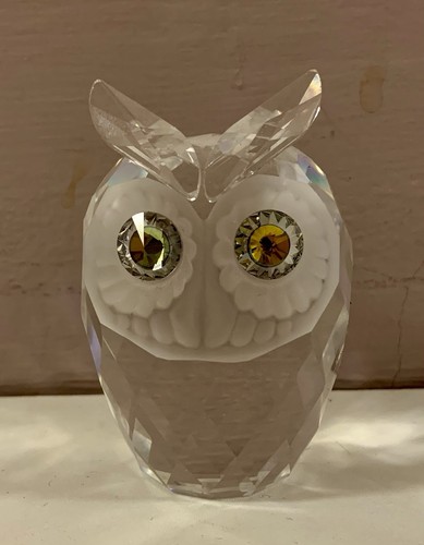 Swarovski crystal owl - ,