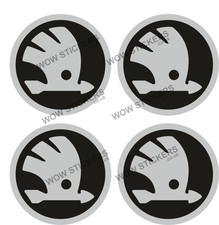 Skoda Mk2 Logo Car Stickers