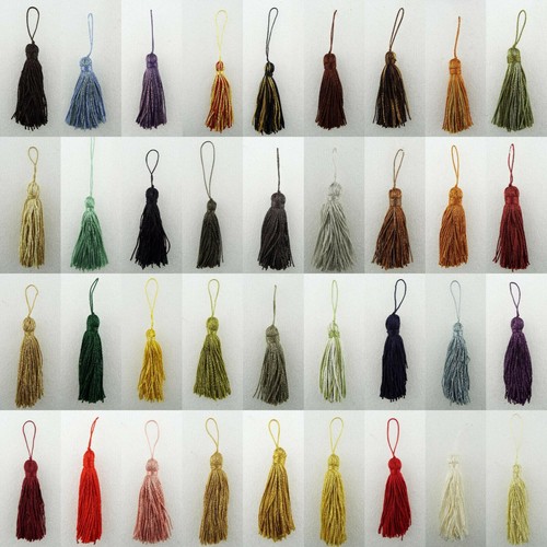 9cm rayon key tassel cushion - 9cm,