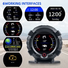 Universal Car Digital GPS Inclinometer Compass 4x4 Off Road Slope Meter Gauge 