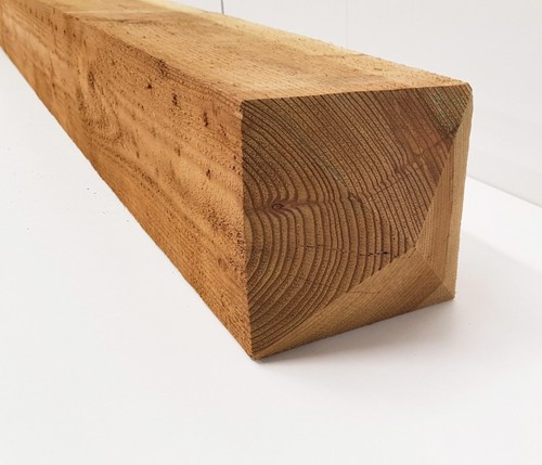 Treated timber sawn post - treated,