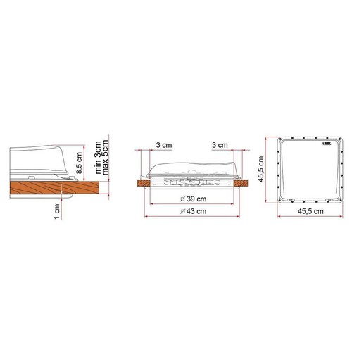 Fiamma roof vent crystal - fiamma,