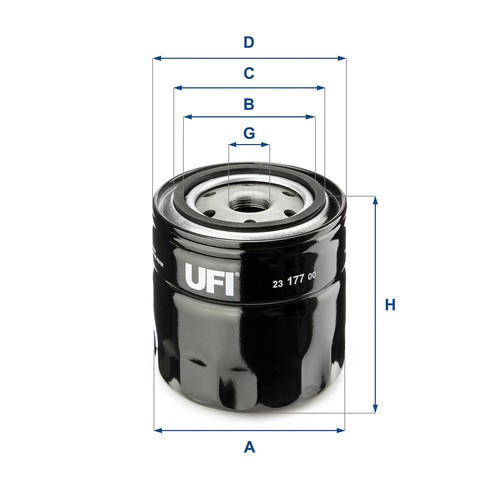 Ufi 177 oil - ufi, filter