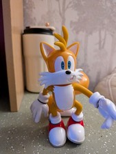 Sonic x Toy Island Tails Figure Rare Sega 2000 with Working Wind Up Tail Rare UK