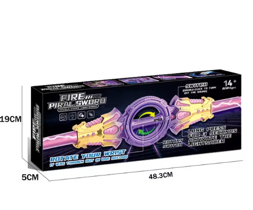 Fire piral sword - fire, up