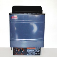 TURKU 4.5KW 240V 210 Cu. Ft WET DRY SAUNA HEATER STOVE BUILT-IN KNOB CONTROLLER