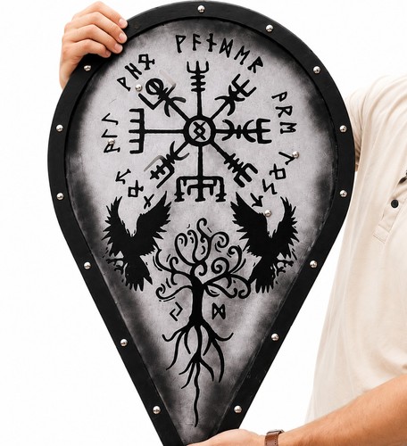 Viking shield 27x17 - viking,