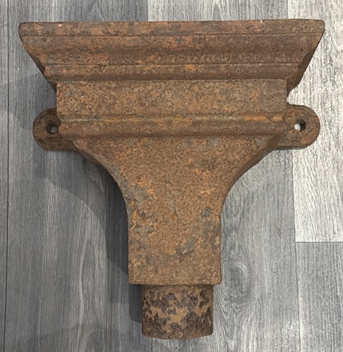 Large vintage cast iron rain - cast,
