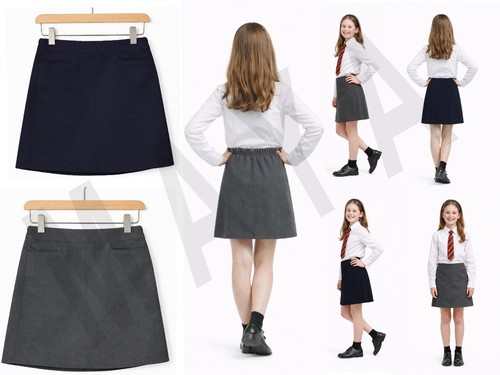 Girls school skirt - skirt, with