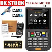 GTMedia V8 Finder2 3.5" LCD Satellite Finder Signal Meter Built-in Battery 1080P