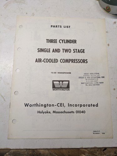 Worthington single two stage - worthington, a