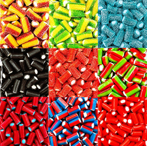 1kg liquorice pencil tube - 1kg,