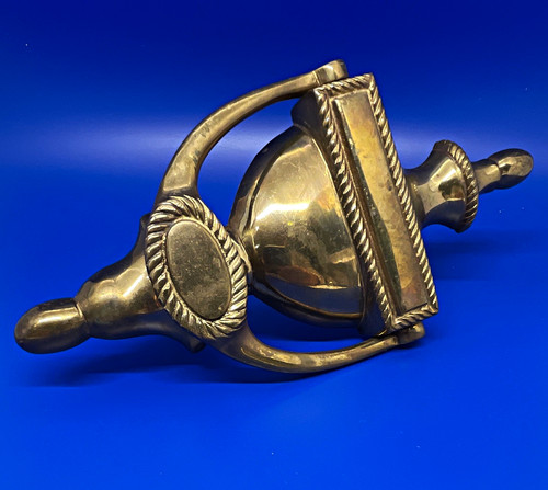 Brass door knocker - knocker, antique