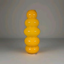 Vintage Orange Glass Vase - Swedish Design