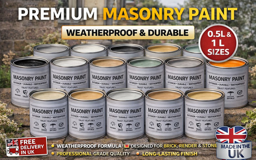 Exterior masonry paint 1l - 0.5l,