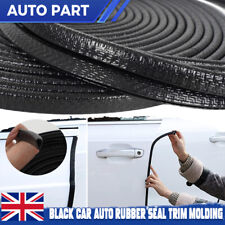 10M CAR DOOR BOOT EDGE PROTECTOR STRIP TRIM U SHAPE GUARD SEAL ROLL RUBBER BLACK