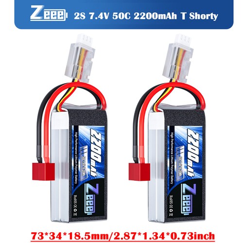 Zeee 2200mah 2s - 2x, 7.4v