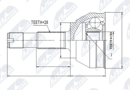 Npz 019 nty joint kit - nty,
