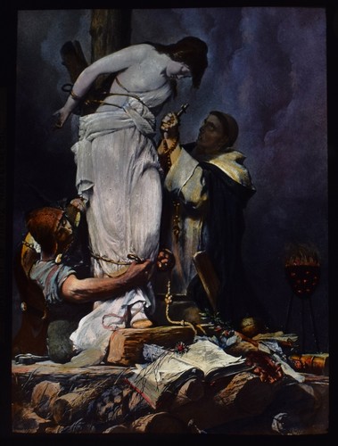 The girl martyr - martyr, c1890