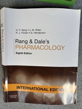 Rang & Dale's Pharmacology Eighth Edition. Used Very Good Condition.