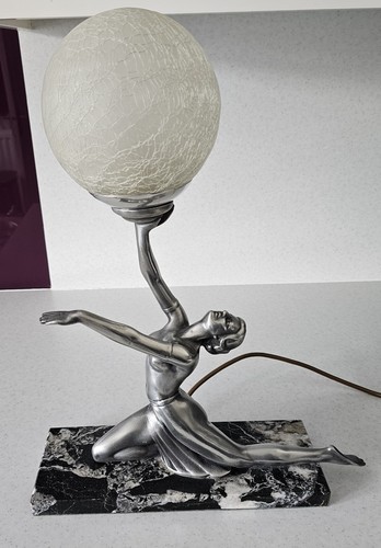 Art deco style lamp - art,