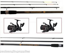 Float and Feeder Fishing Rods With Shakespeare Reels 10ft Feeder 10ft Float Rod
