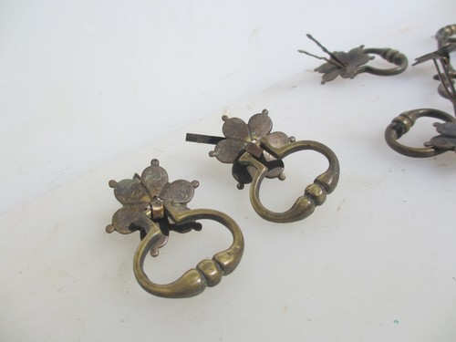 Vintage brass cabinet - brass, handles