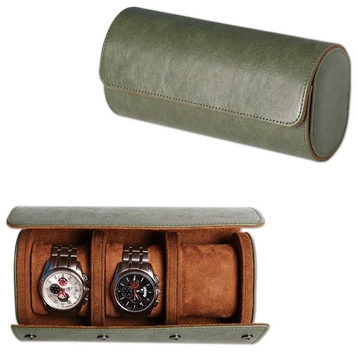 Luxury leather watch roll - 1, 2
