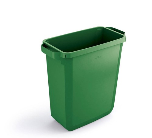 Durable 60l waste bin green - 60l,