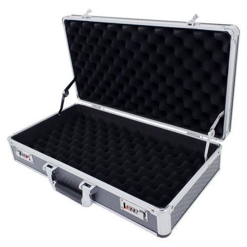 Large hard grey flight - flight, case