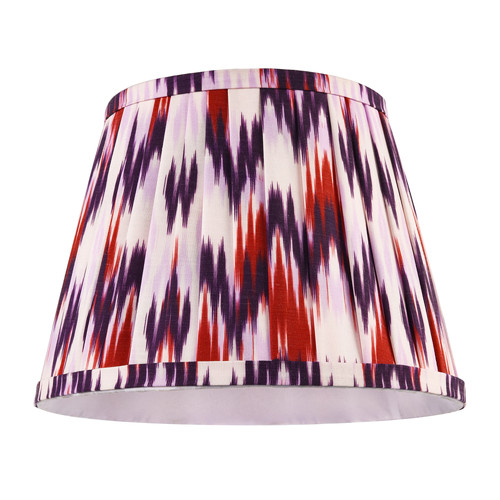 Purple and burgundy pleated - and,
