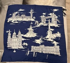 Burberry 100% Silk Scarf -