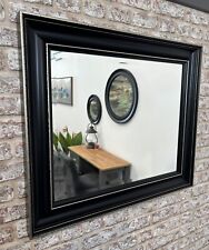 Large Black Silver Distressed