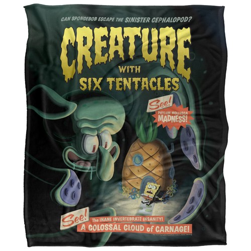 Spongebob creature with six - with,
