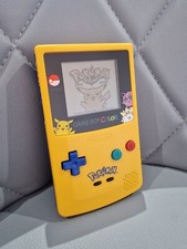 Pikachu Edition Pokemon Yellow Nintendo Gameboy Colour Console Non IPS Togepi
