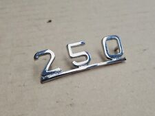 DAIMLER "250" BOOT BADGE FITS DAIMLER V8 250 BD32126